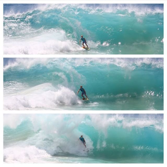 Instabanger: "Go big or go home" with @stinnett92  @lagunasocal #skimboarding
