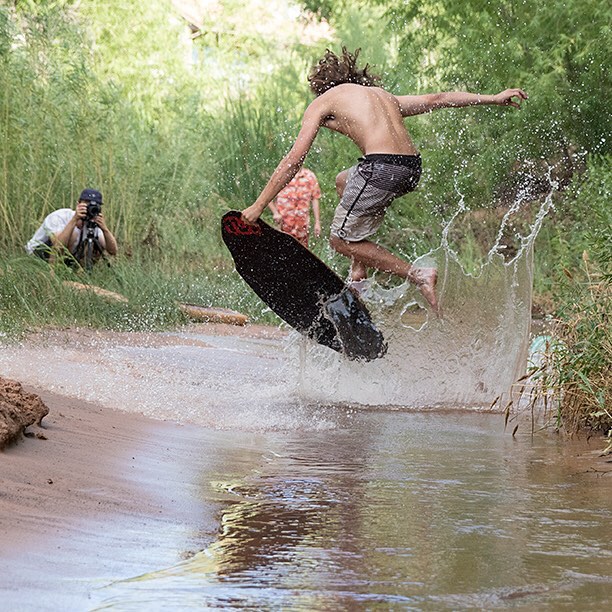 Instabanger: Skim steeze with DB Skimboards and Goon rider Cardo Vega.  @equalmotion #skimboarding