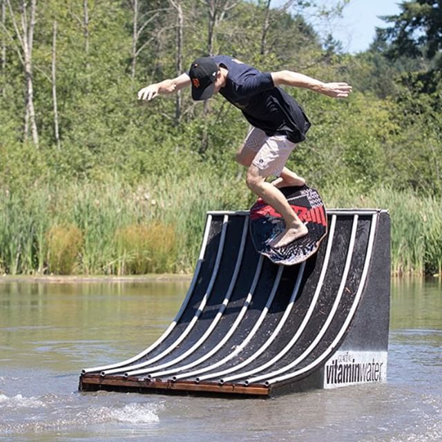 Instabanger: Back disaster at Chambers Creek with DB Skimboards rider Adam Balaam. Photo by @equalmotion