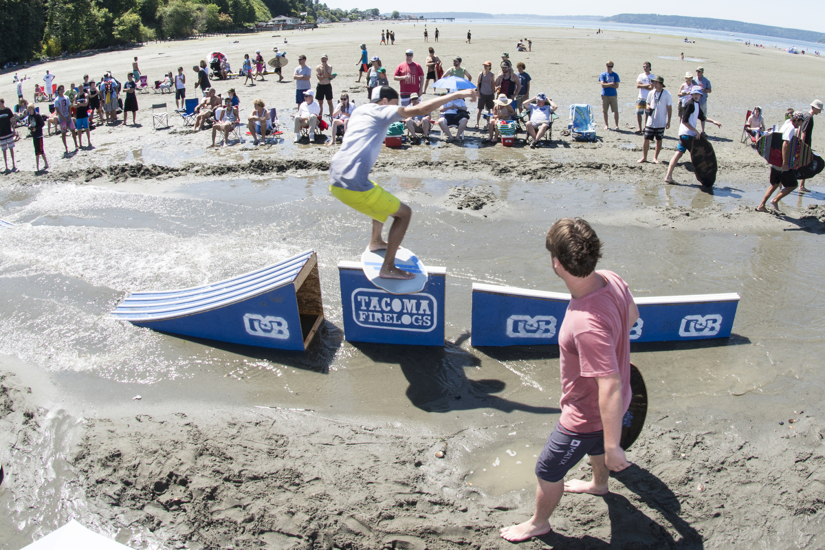 Photos from the 2015 DB Skimboards Pro/AM at Dash Point in Washington State one of the biggest skimboard contests in the world.
