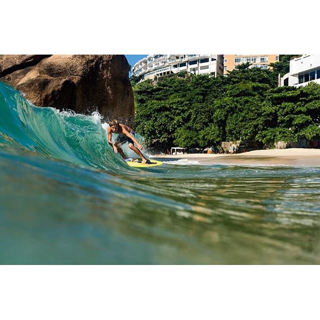 Instabanger: A beautiful wave being enjoyed by @lucasfink98 captured by @andre_magarao #skim #skimmagazine